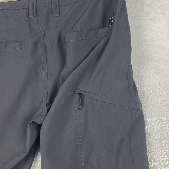 Volcom Pants Mens 32 (33) True To This Chino Gray Stretch Lightweight Skate - Picture 7 of 16